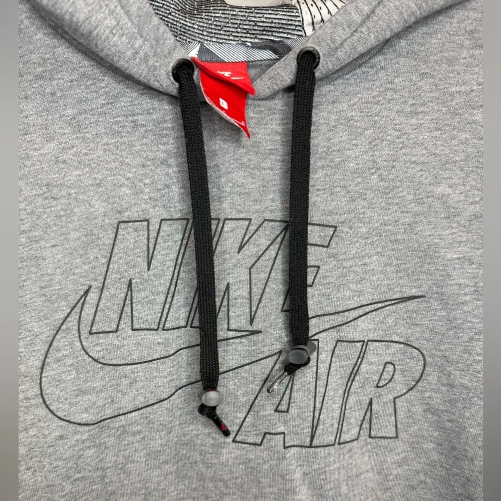 Nike Mens Logo Sweatshirt,Carbon‎ Heather,Size large